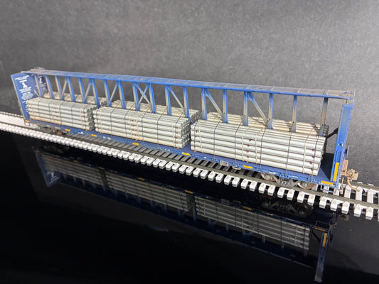 Atlas HO Scale 70' Centerbeam with Aluminum Billets