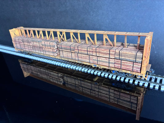 Atlas HO Scale Centerbeam with Hardwood Ties
