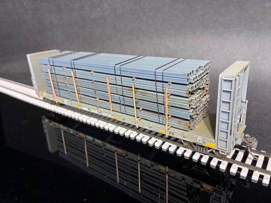 Atlas HO Scale Bulkhead Flatcar with New Steel