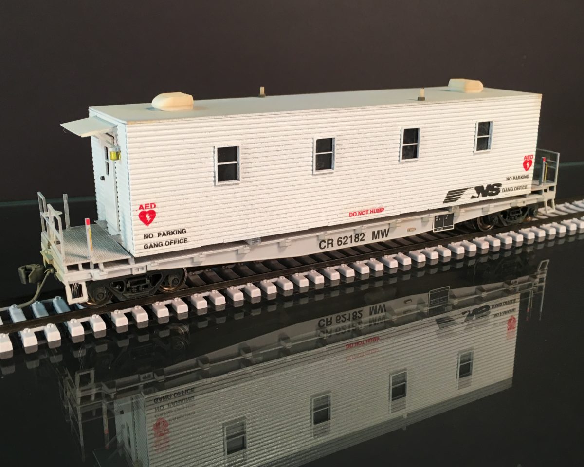 Custom built office car for NS MOW crews Protoloads